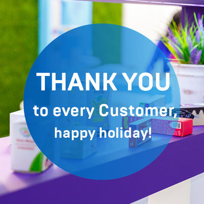 THANK YOU to every Customer, happy holiday!