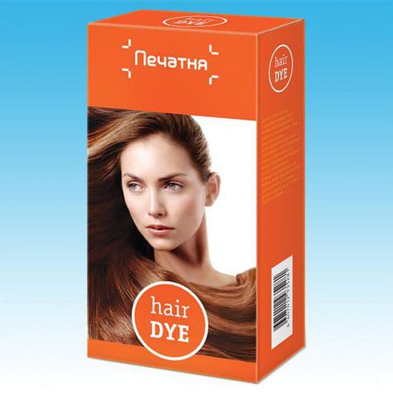 Sample packaging for hair dye
